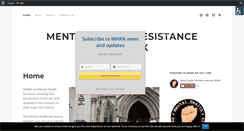 Desktop Screenshot of mentalhealthresistance.org