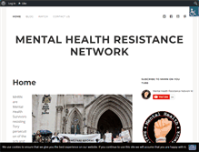 Tablet Screenshot of mentalhealthresistance.org